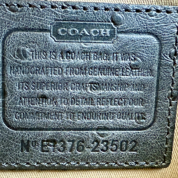 Coach Limited Edition Pinnacle Leighton in Ostrich Embossed Leather - Gray - Picture 9 of 9